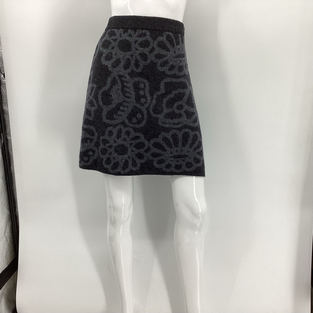 *** marimekko UNIQLO Grey Knit Wool Skirt *** NWT *** XS - Picture 2 of 6